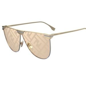 Authentic Fendi FF0467/S K67 Gold Peach Mirror Sunglasses💕